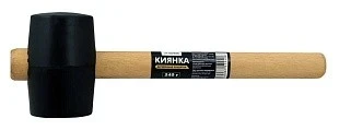 Фото для Киянка Ultima, деревянная рукоятка, 340 г, черная резина