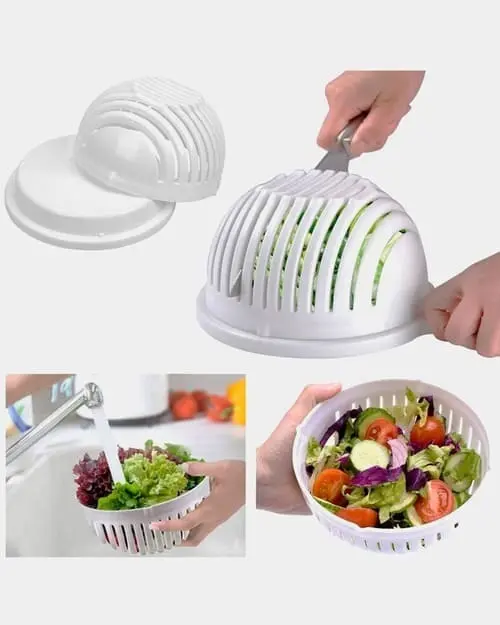 Салатница-овощерезка 2 в 1 "Salad Cutter Bowl?"