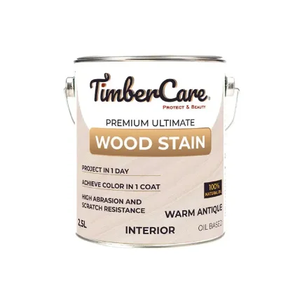 Фото для Масло тонирующее TIMBERCARE Wood Stain 2в1, античный белый 2,5л, 350082