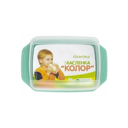 Фото для Масленка Колор с прозрачной крышкой