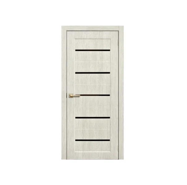 Фото для Дверь межкомнатная S02 800х2000 бьянко черный пластик