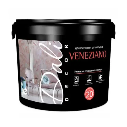 Фото для Декоративная штукатурка акриловая DALI-DECOR VENEZIANO (венецианская штукатурка) 15 кг