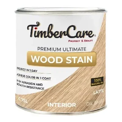 Фото для Масло тонирующее TimberCare Wood Stain 0,75л латте 350018