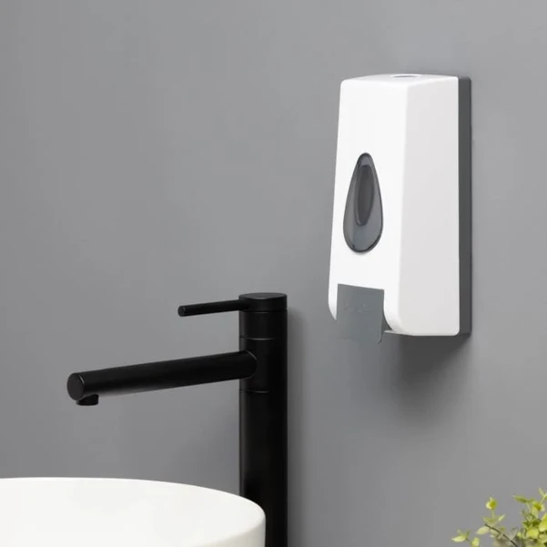 Фото для Диспенсер для жидкого мыла SAVANNA, механический, 600 мл, белый