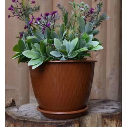 Фото для Горшок "Корсика" с поддоном 2,4 л, D=19 см, в ассортименте