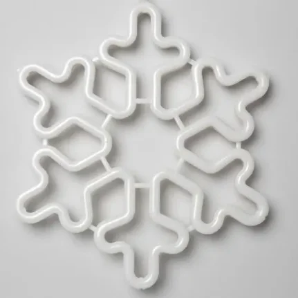 Фото для Акция! Светодиодная фигура «Снежинка» 30 см, пластик, 220 В, свечение белое, 5060087