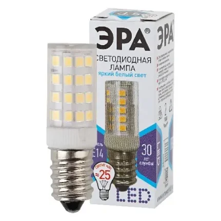 Фото для Лампочка светодиодная ЭРА STD LED T25-3,5W-CORN-840-E14 нейтральный белый свет