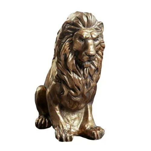Копилка "Лев сидя" малый, бронза 26х14х25см, 1659346