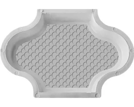 Пластиковая форма для производства тротуарной плитки "Рокко чешуя"