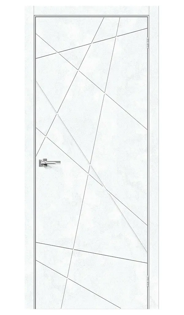 Межкомнатная дверь Граффити-5 Snow Art 800х2000, экошпон