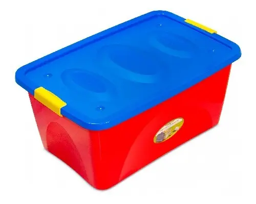 Ящик для игрушек "Пиколо" 44л на колесиках
