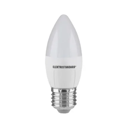 Лампа светодиодная "Свеча" C37 6W 6500K E27, BLE2738, Elektrostandard