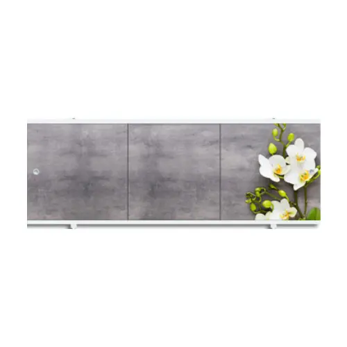 Водостойкий экран под ванну "Premium Collection" 1,68м Каменный цветок
