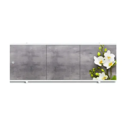 Фото для Водостойкий экран под ванну "Premium Collection" 1,68м Каменный цветок
