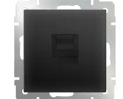 Фото для Розетка Werkel Ethernet черный матовый WL08-RJ-45, W1181008