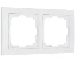 Рамка Werkel 2 поста WL03-Frame-02 белый