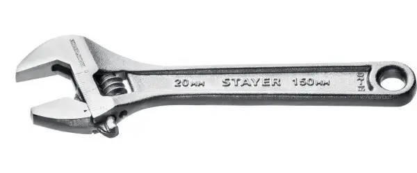 Ключ разводной Stayer MAX-Force, 150 / 20 мм, 2725-15