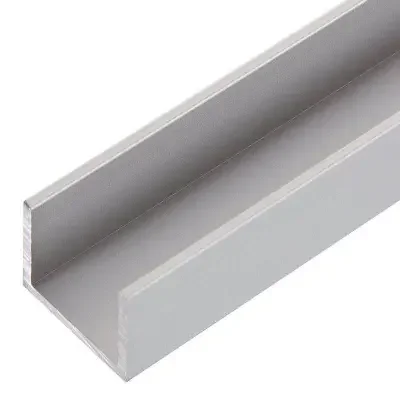 Швеллер алюминиевый 15х15х15х1,5 мм, 2 м, цвет серебро