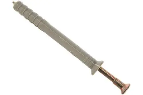 Дюбель-гвоздь полипропиленовый с потайным бортиком 8х60 мм Зубр 4-301340-08-060