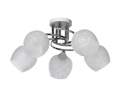 Фото для Люстра De City Альфа 5х60W E27 220V, хром 324014805