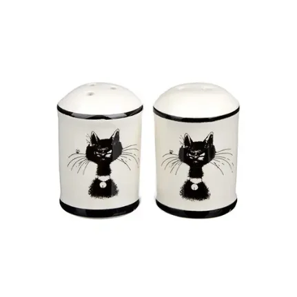 Фото для Набор для соли и перца "Черный кот" керамика, 4.7х6.6 см, 820-697