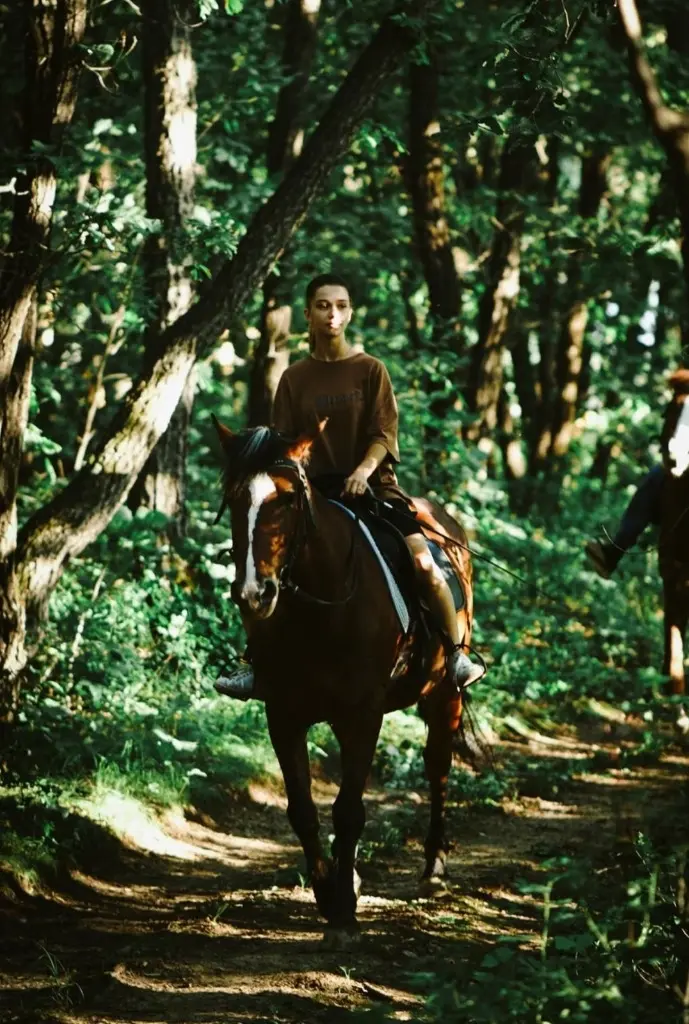Конные прогулки в лес