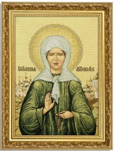Гобеленовая картина - икона "Матрона Московская"