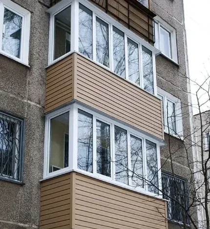остекление балкона из алюминиевого профиля