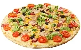 Пицца «С ветчиной и фруктами» (1700 гр)