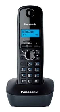 Фото для Телефон беспроводной Panasonic KX-TG 1611RUH (серый, Caller ID, телефонный справочник\x3A 50 записей, русскоязычное меню, до 170