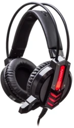 Фото для Наушники+микрофон Oklick HS-L450G ARROW черный /красный 2.2м мониторные (HS-L450G)