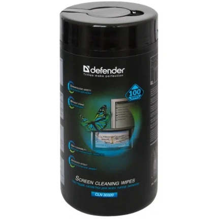 Фото для Салфетки чистящие Defender влажные CLN30320 для мониторов в тубе (100шт)