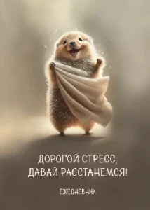 Фото для ЗАПИСНАЯ КН А4 36Л ЭКСМО "ДОРОГОЙ СТРЕСС, ДАВАЙ РАССТАНЕМСЯ" ЧЕРНЫЙ ОФСЕТНАЯ БУМАГА 80Г/М2 