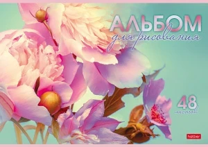 Фото для АЛЬБОМ ДЛЯ РИСОВАНИЯ НА СКОБЕ 48 ЛИСТОВ "ГРАЦИЯ ЦВЕТОВ" 