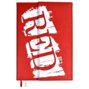 Фото для ЕЖЕДНЕВНИК А5 "ESCALADA" 160 ЛИСТОВ 150х211 ММ ШЕВРЕТ ЭКСТРА КРАСНЫЙ