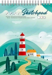 Фото для ЗАПИСНАЯ КН СКЕТЧПАД А5 40Л ГР ФЕНИКС ОФСЕТНАЯ БУМАГА 80Г/М2 7БЦ МАТОВАЯ ЛАМИН 145*210ММ (62770, Маяк)