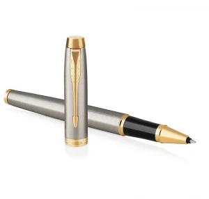 Фото для РУЧКА ПОДАРОЧНАЯ РОЛЛЕР PARKER IM BRUSHED METAL GT КОРПУС СЕРЕБРИСТЫЙ