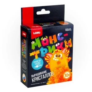 Фото для НАБОР Д ТВОРЧЕСТВА LORI ВЫРАЩИВАНИЕ КРИСТАЛЛОВ МОНСТРИКИ (Крф-017, Фиолетовый монстрик)