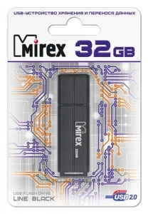 Фото для КАРТА ПАМЯТИ MIREX 32Gb LINE BLACK 
