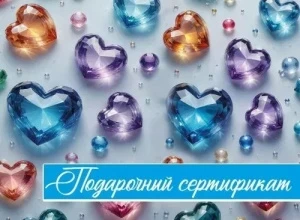 Фото для ОТКРЫТКА ДЛЯ ПОДАРОЧНОГО СЕРТИФИКАТА 