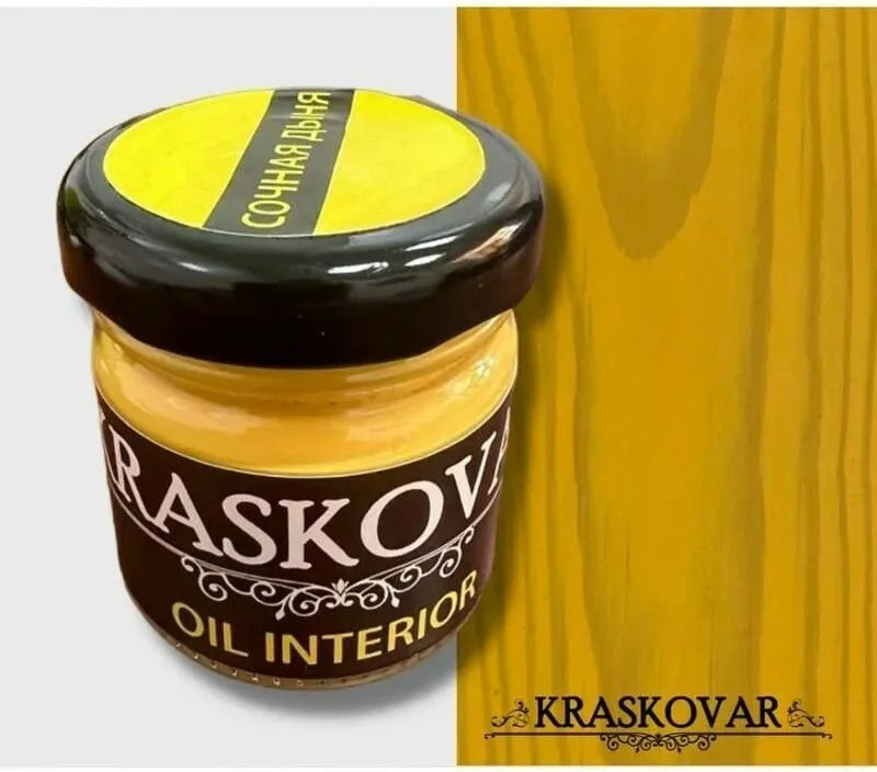 Масло для интерьера Kraskovar Deco Oil Interior Сочная дыня 40 мл