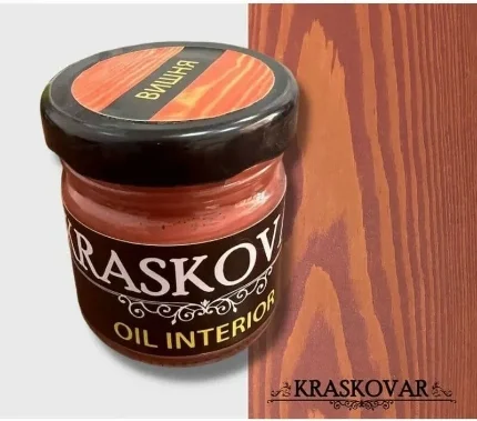 Фото для Масло для интерьера Kraskovar Deco Oil Interior Вишня 40 мл