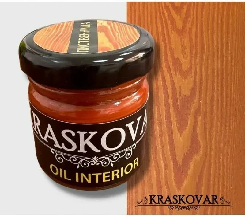 Масло для интерьера Kraskovar Deco Oil Interior Лиственница 40 мл