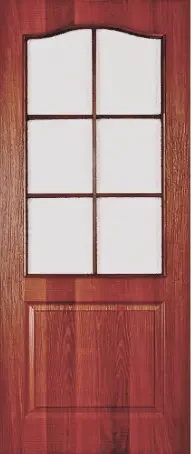 Дверь ламинированная итальянский орех ДО 60 см