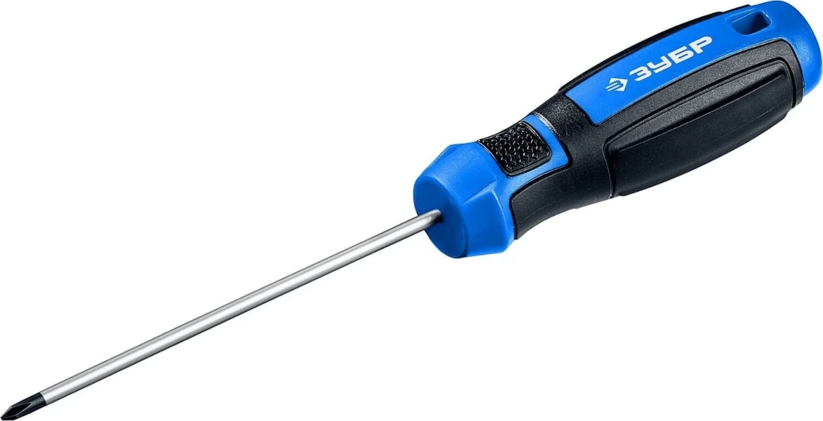 Фото для Отвертка PH1*100, Cr-Mo сталь, 2-х комп. рукоятка, магн. наконечн//ЗУБР