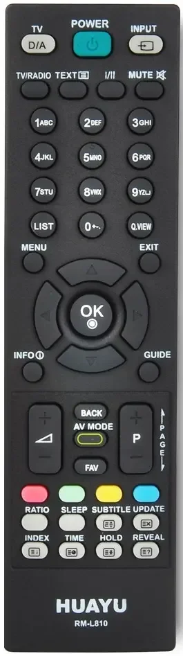 Фото для Пульт LG HUAYU RM-L810 (AKB33871413)