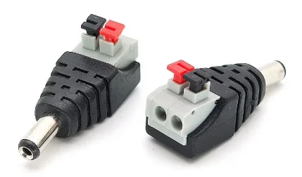 Фото для Штекер питания 5.5x2.1x14мм, с быстрозажимной колодкой