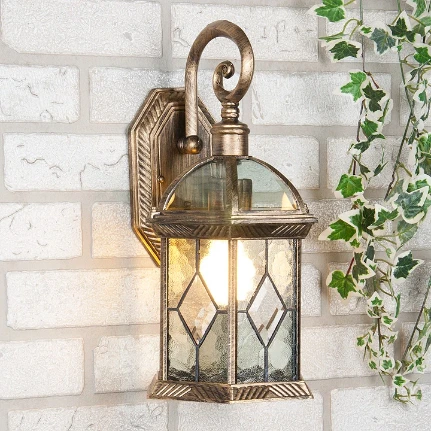 Фото для Светильник садово-парковый ES Fenix чёрное золото