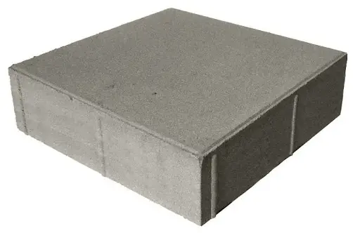 Плитка тротуарная Квадрат Б.1.П.6 серый (200х100х60) ГОСТ