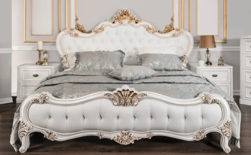 Кровать "НАТАЛИ" 180*200 см белый глянец